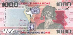 Sierra Leone p30a 1000 Leones 2010
